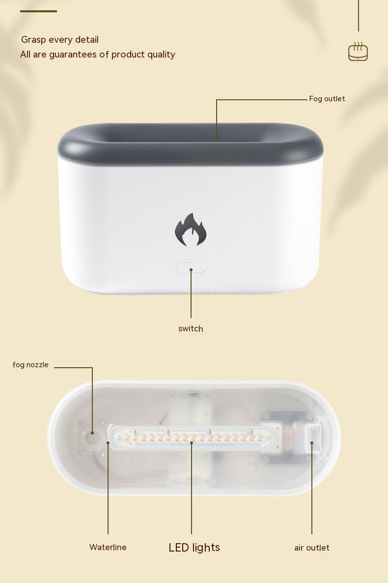 Flame Aroma Diffuser Usb Humidifier