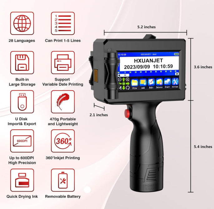 Intelligent Automatic Digital Code Spraying Machine